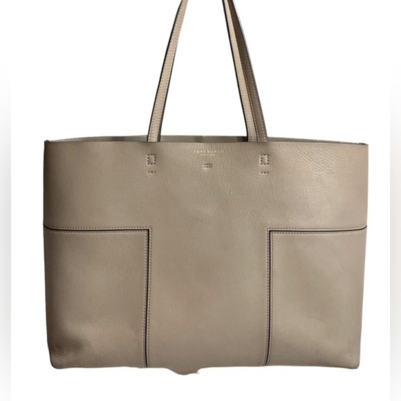 Tory Burch Leather Tote Nuetral shoulder bag - Picture 3 of 14